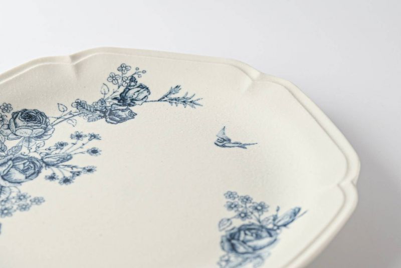 Mino Ware Vintage Rose Serving Plate (24cm)