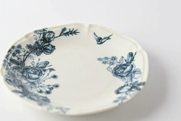 Mino Ware Vintage Rose Dessert Plate (14cm)