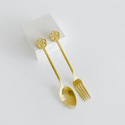 Mizuhiki Cutlery Set - Gold