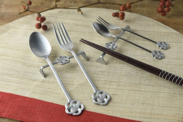 Mizuhiki Cutlery Set - Silver