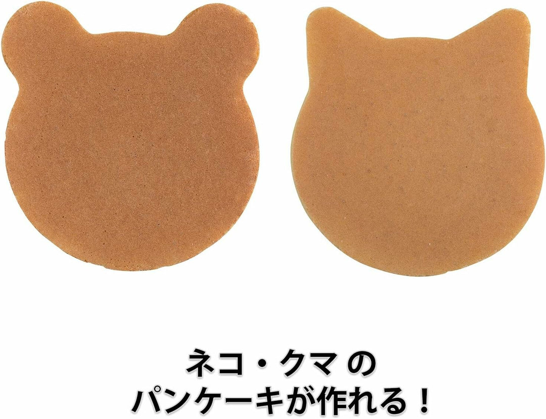 日本貝印 小廚師鬆餅模具套裝 (貓咪 小熊)