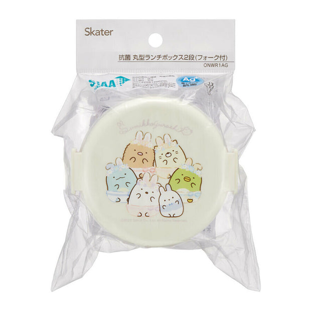 SKATER Antibacterial 2-Tier Snack Bento Box - Sumikko Gurashi