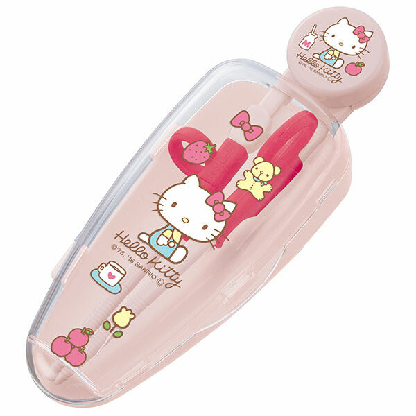SKATER Deluxe Training Chopsticks with Case - Hello Kitty