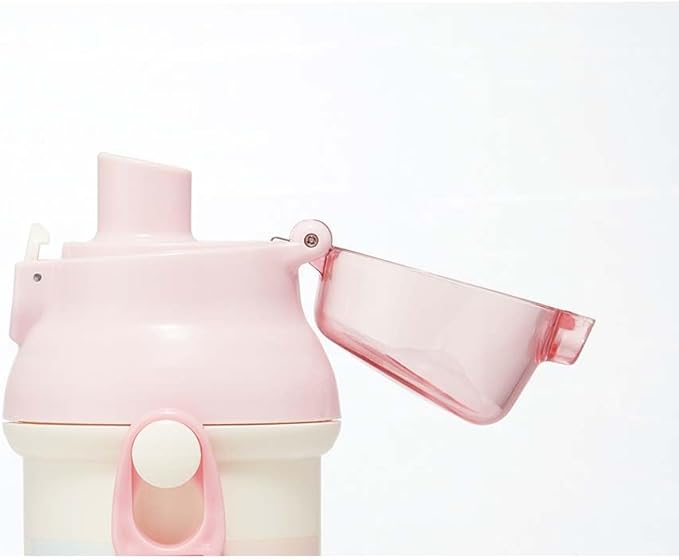 Skater Antibacterial Flask Water Bottle with Carry Strap (480ml) - Sumikko Gurashi School
