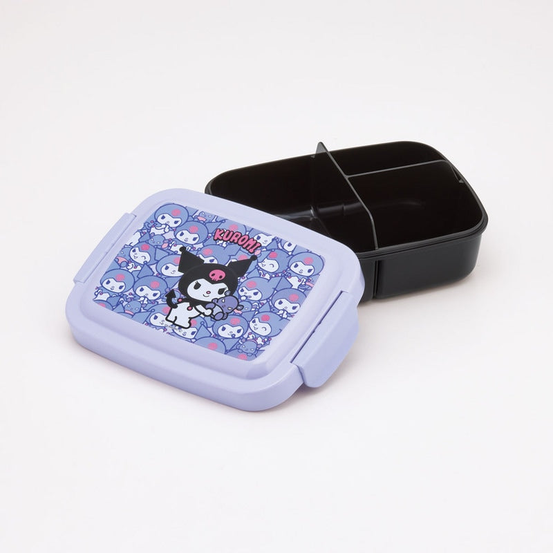 SKATER Kuromi Divided Lunch Box 840ml | Japanese Bento Box with