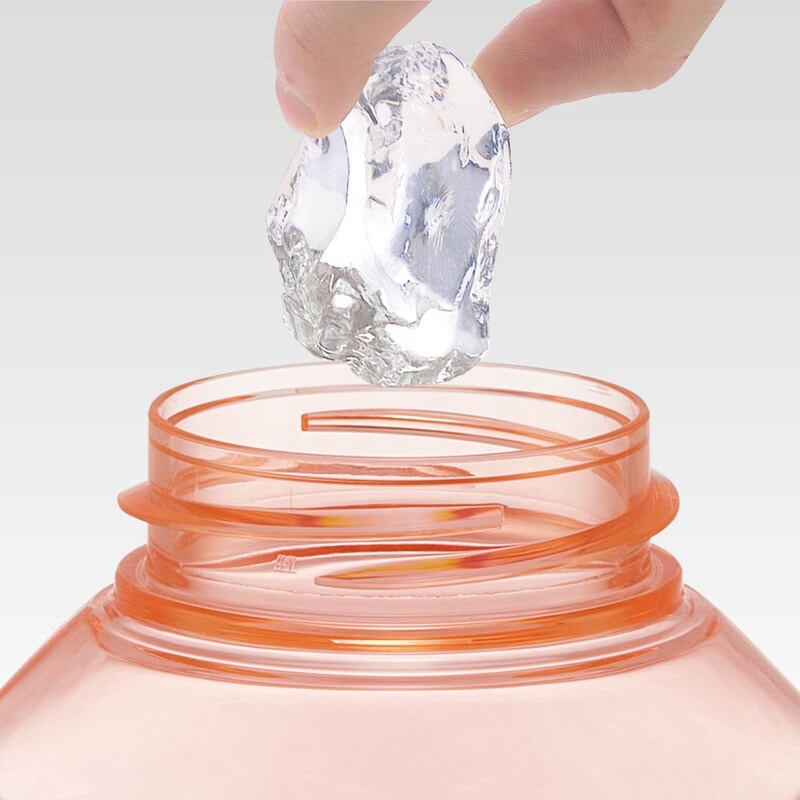 SKATER One-Push Straw Water Bottle with Carrier (530ml) - Hello Kitty (Red)