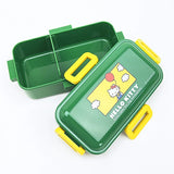 Hello Kitty Retro Antibacterial Domed-Shaped Lid Divided Lunch Box - 530ml