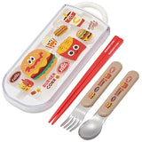 Burger Stainless Steel Portable Cutlery Trio Set
