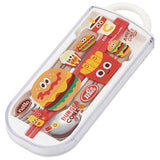 Burger Stainless Steel Portable Cutlery Trio Set