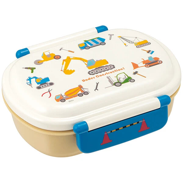 Construction Cars Antibacterial Divided Lunch Box - 360ml