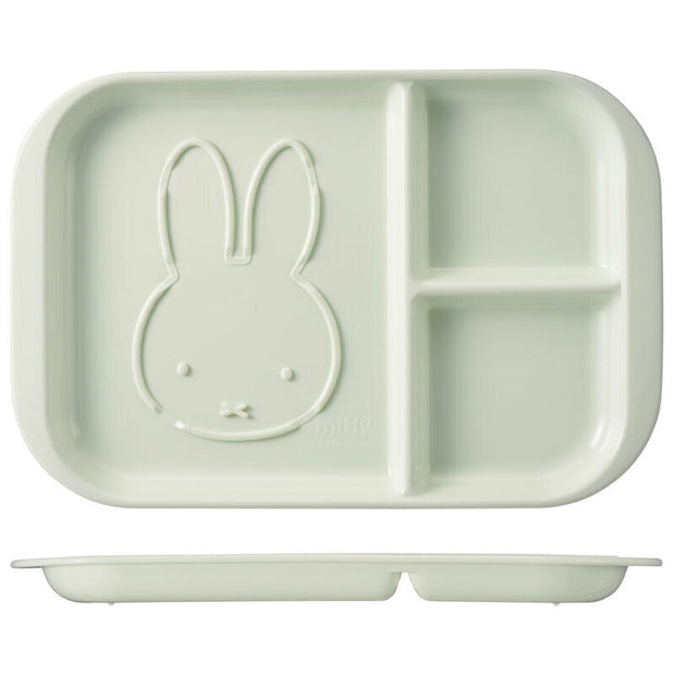 SKATER Miffy Divided Toast Plate