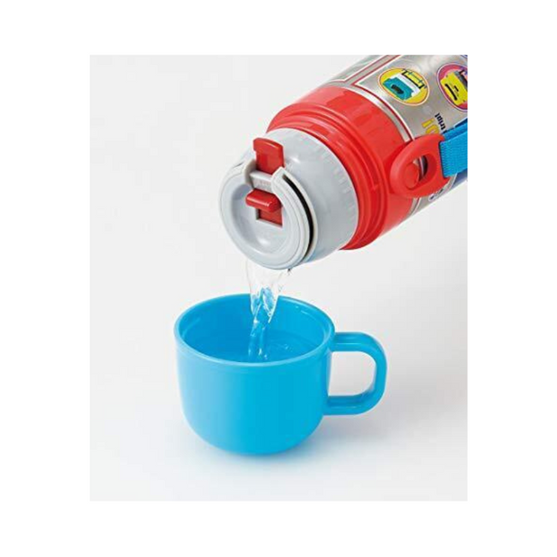 Super Mario Metal Water Bottle with Straw