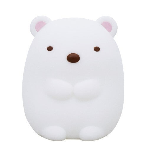 01.02.しろくま Sumikko Gurashi Shirokuma Silicone Night Light – Soft Kids Bedside