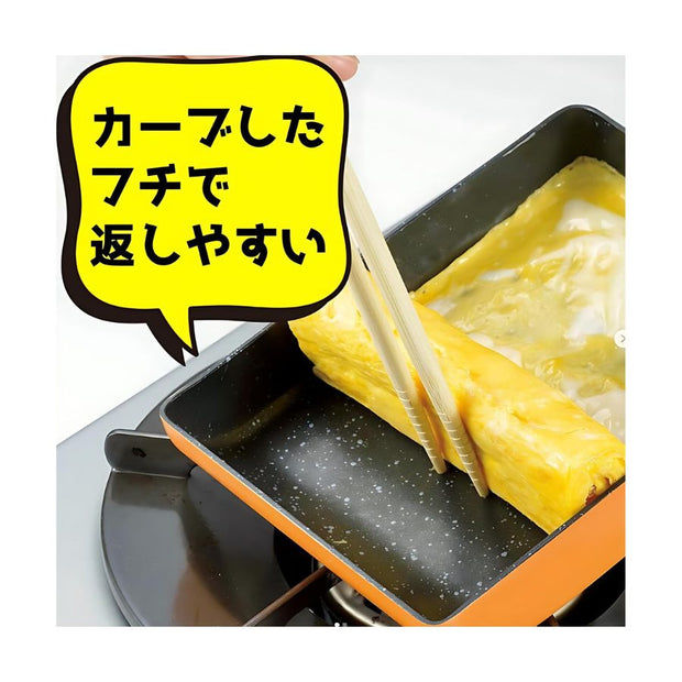 Tamahashi Nonstick Tamagoyaki Omelette Pan with Lid