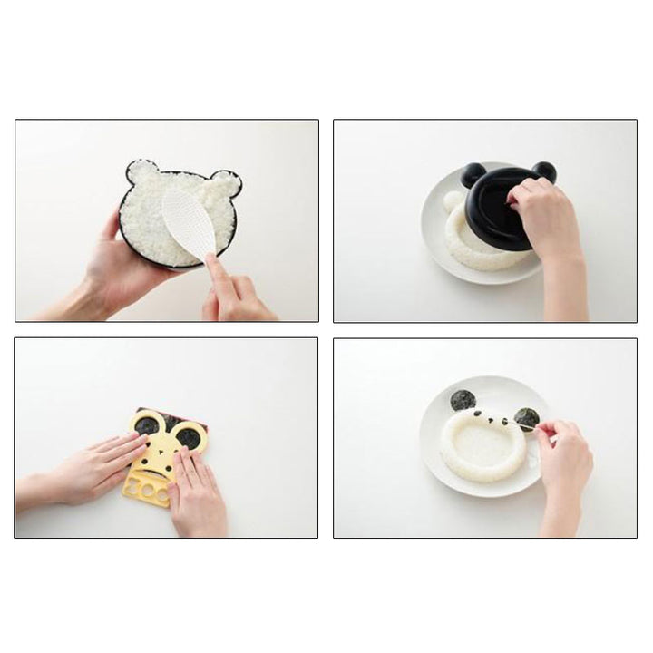 Tamahashi Animal Face Rice Mold and Cutter Set