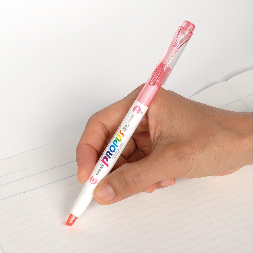Uni Propus Window Highlighter, 5 Soft Color Set