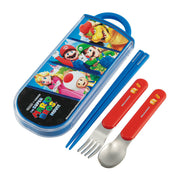SKATER Stainless Steel Portable Cutlery Trio Set - Super Mario