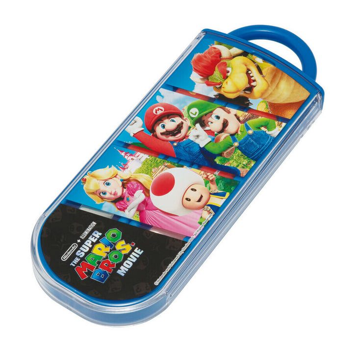 SKATER Stainless Steel Portable Cutlery Trio Set - Super Mario