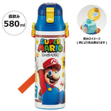 SKATER Stainless Steel Water Bottle - Super Mario (580ml)
