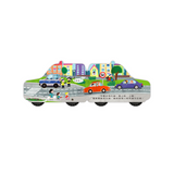 警車-會動的車輪玩具書