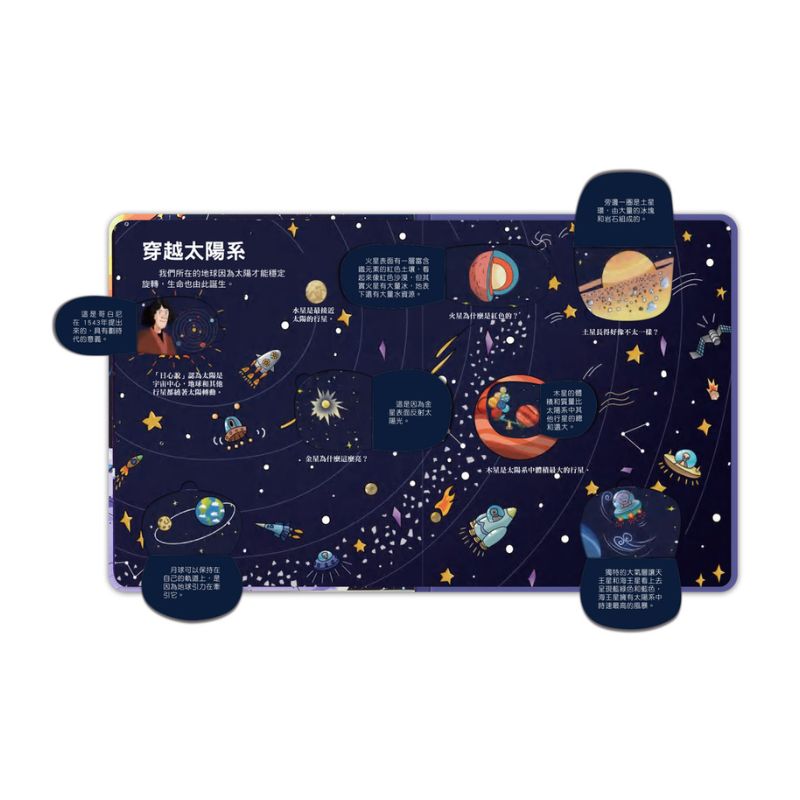 百問百答圖解翻翻書：揭祕太空
