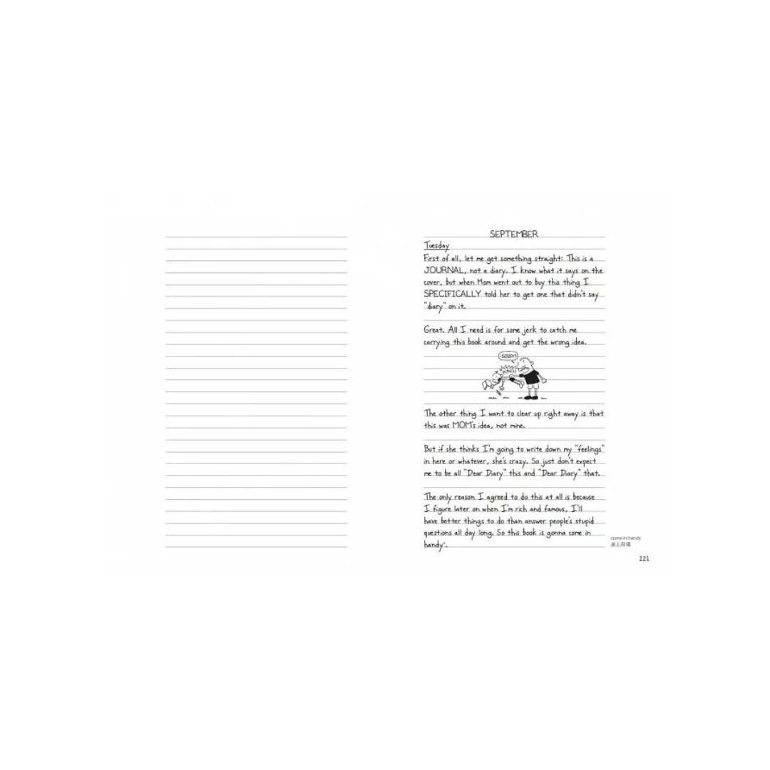 葛瑞的囧日記 1：中學慘兮兮 (中英對照) Diary of a Whimpy Kid 1 (Traditional Chinese & English)