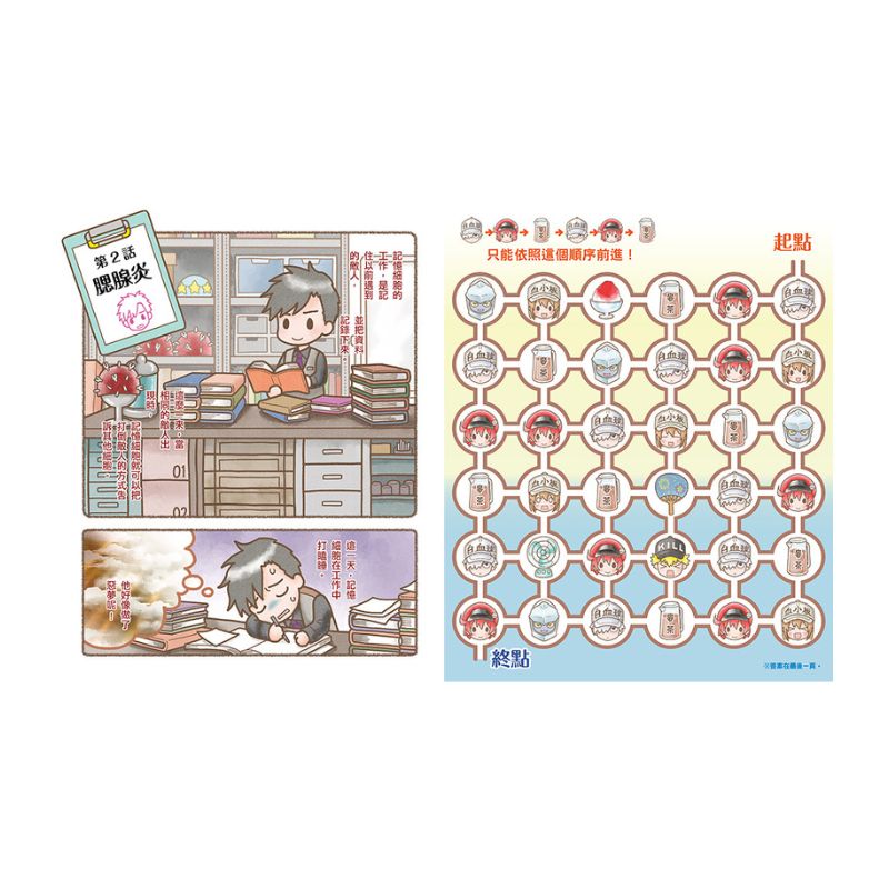繪本工作細胞2-病菌退散！中暑與腮腺炎