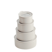 Fika One Ceramic Food Container Essential Set of 4 - Round