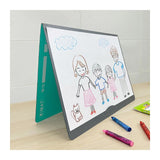 iMAT摺疊夾持學生切割塗鴉桌墊 2mm（網格版－六字格）