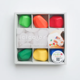 日本AOZORA ICICOLOR 滾滾石兒童安全蠟筆（6色）
