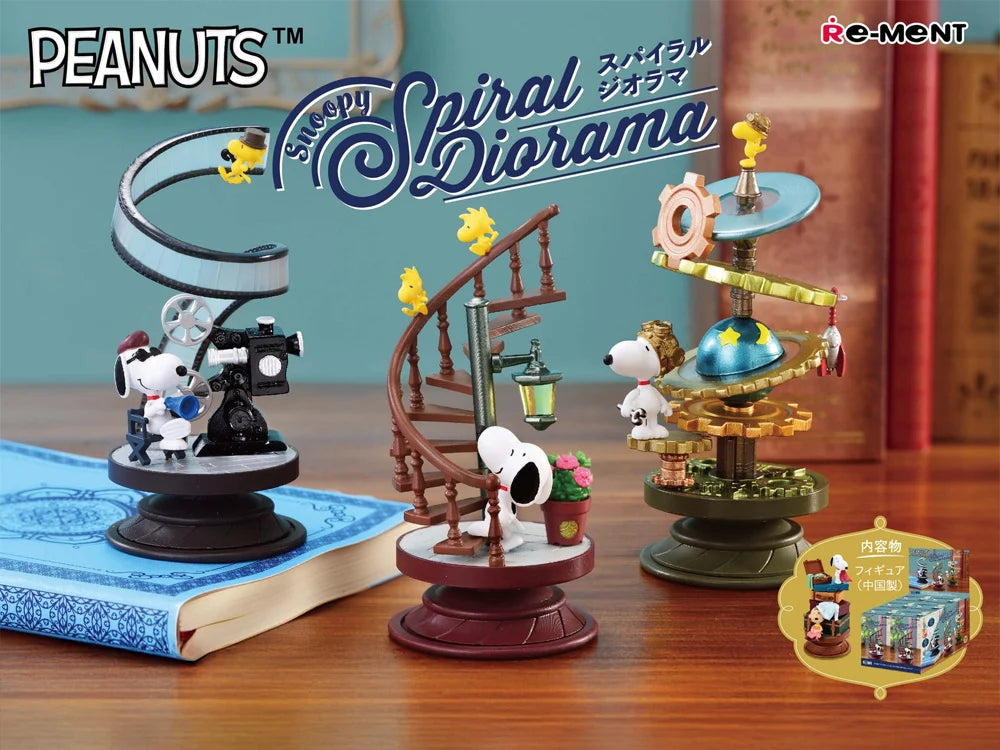 Snoopy Spiral Diorama Figure Blind Box