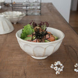 Rokuro Mino Ware Bowl 日本小兵粉引碗 - Off White (2 Size Options)