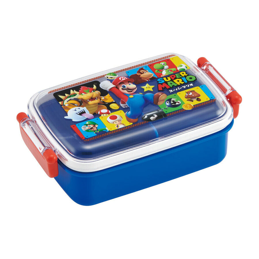 SKATER Super Mario Antibacterial Divided Lunch Box 450ml