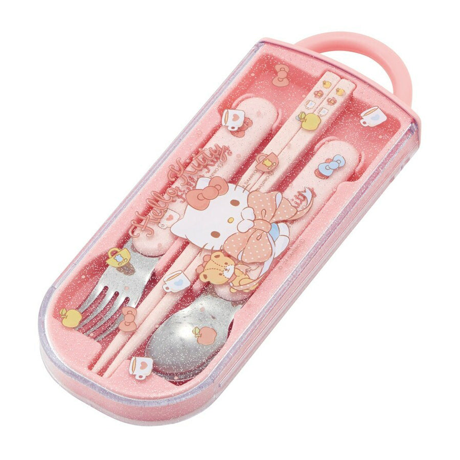 Hello Kitty Stainless Steel Portable Cutlery Trio Set