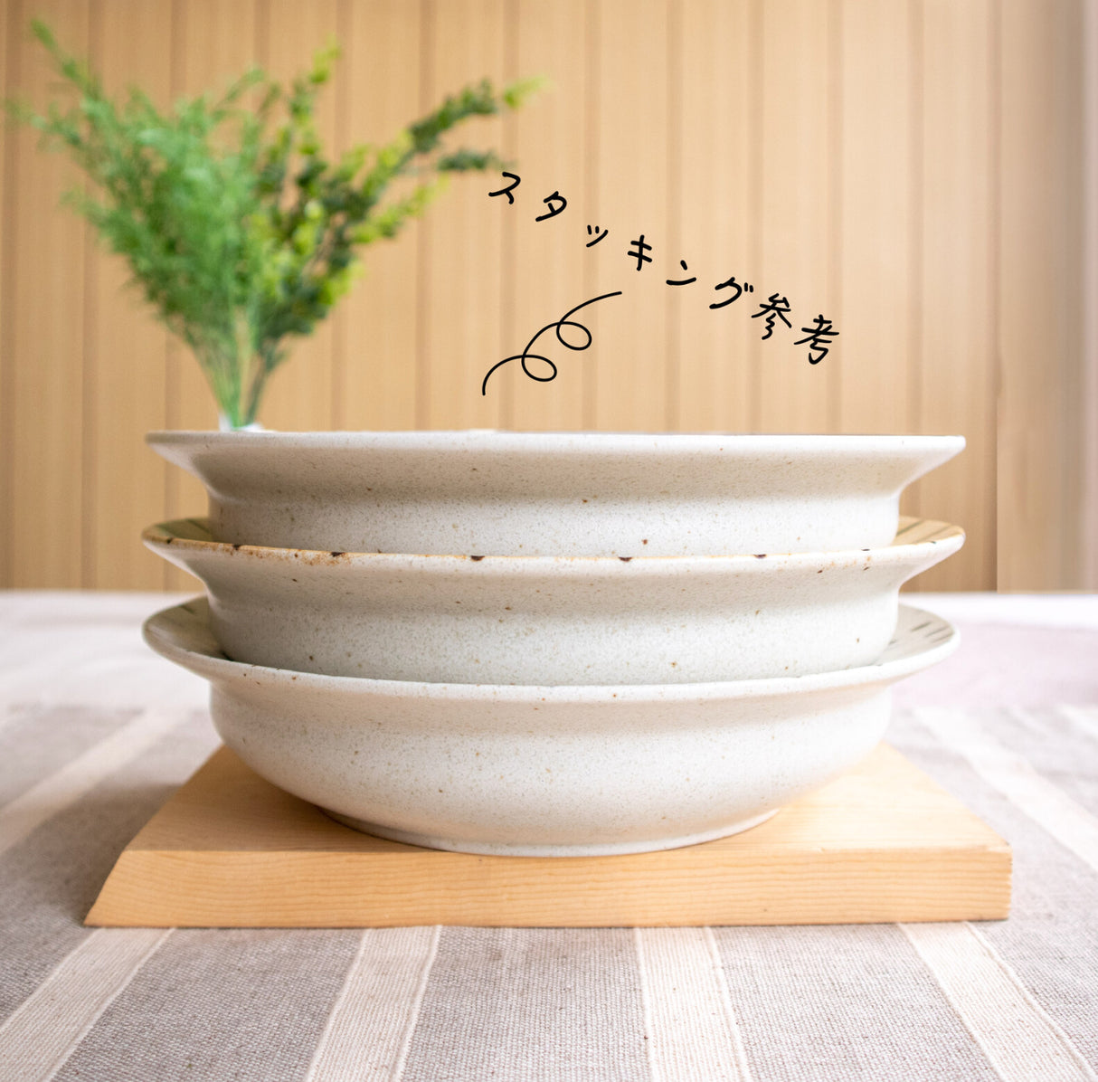 Mogu Mogu Japanese Mino Ware Kids Plate 3-Peice Set