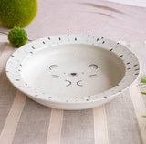 Mogu Mogu Japanese Mino Ware Kids Plate 3-Peice Set