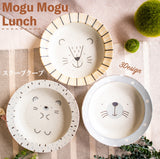Mogu Mogu Japanese Mino Ware Kids Plate 3-Peice Set