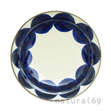 Kogashi Gosu Burnished Hasami Ware Plate – Round Pattern – 8"