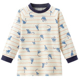 Smooth Cotton Pajamas with Stretchy Belly Waistband – Ring-Tailed Lemur