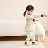 Smooth Cotton Pajamas with Stretchy Belly Waistband – Ring-Tailed Lemur