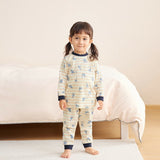 Smooth Cotton Pajamas with Stretchy Belly Waistband – Ring-Tailed Lemur