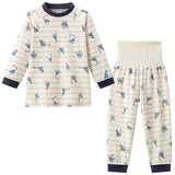 Smooth Cotton Pajamas with Stretchy Belly Waistband – Ring-Tailed Lemur