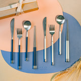 Kara Satin Fusion Dining Set