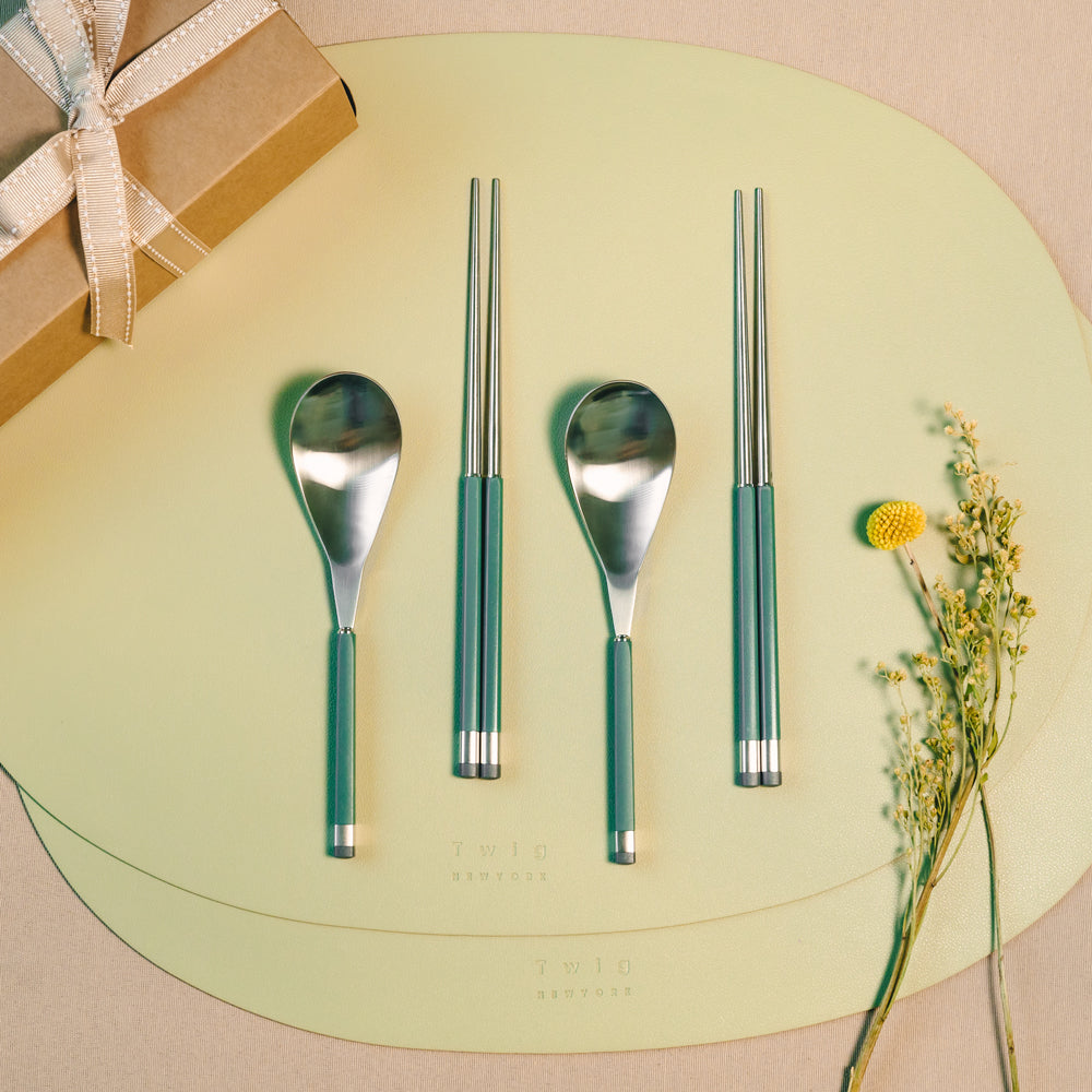 Kara Satin Comfort Soup Dining Set for 2