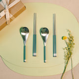 Kara Satin Comfort Soup Dining Set for 2