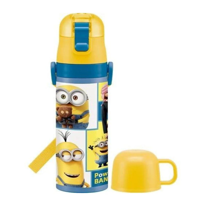 SKATER Stainless Steel 2-Way Water Bottle - Minion