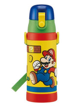 Skater Stainless Steel Flask Water Bottle (480ml)- Super Mario