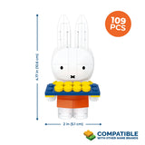 Brickcraft Miffy 米飛兔烘焙造型積木組（109 片）