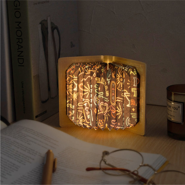 【Light Up Taiwan】DIY Book Folding Lamp - Neon Taiwan
