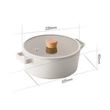 FIKA 2.7QT Stock Pot with Glass Lid (8.7")